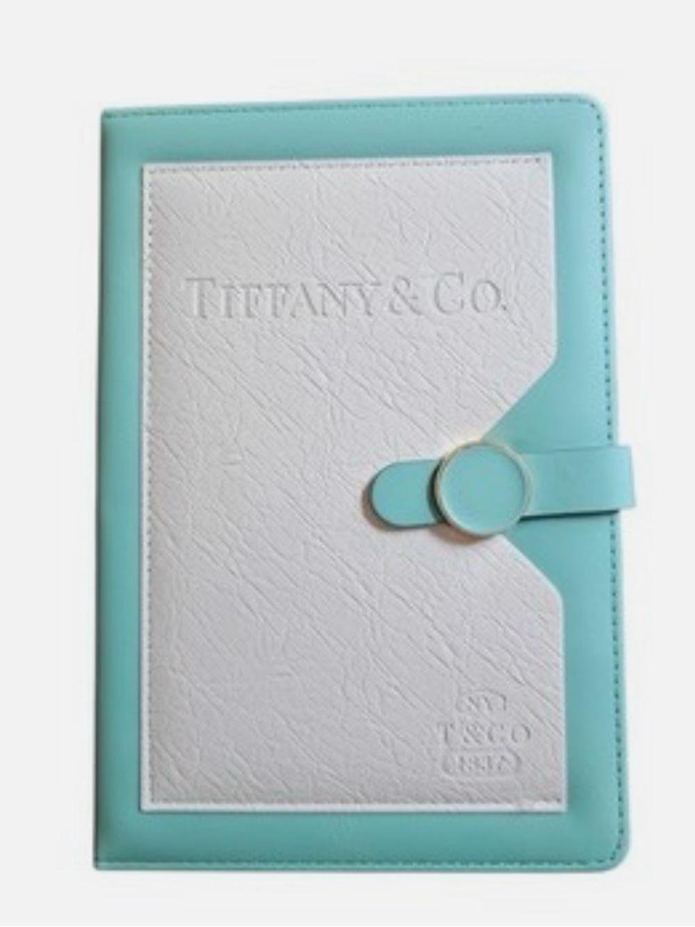 Tiffany & Co. Blue and White Leather Journal New GWP